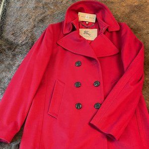 Burberry Cashmere Wool Double Breasted Coat